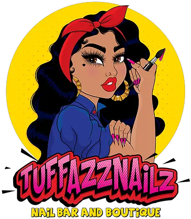 Home Tuffazznailz Llc Cartoon Png Nail Logo