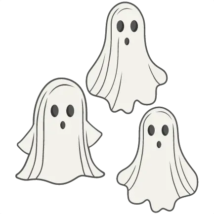 Ghost Set Svg Scrapbook Cut File Cute Sheet Ghost Svg Free Png Ghost Silhouette Png