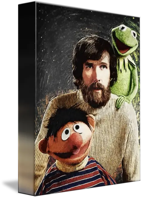Jim Henson Together With Ernie And Kermit The Frog By Zapista Jim Henson Together With Ernie And Kermit Png Kermit The Frog Transparent