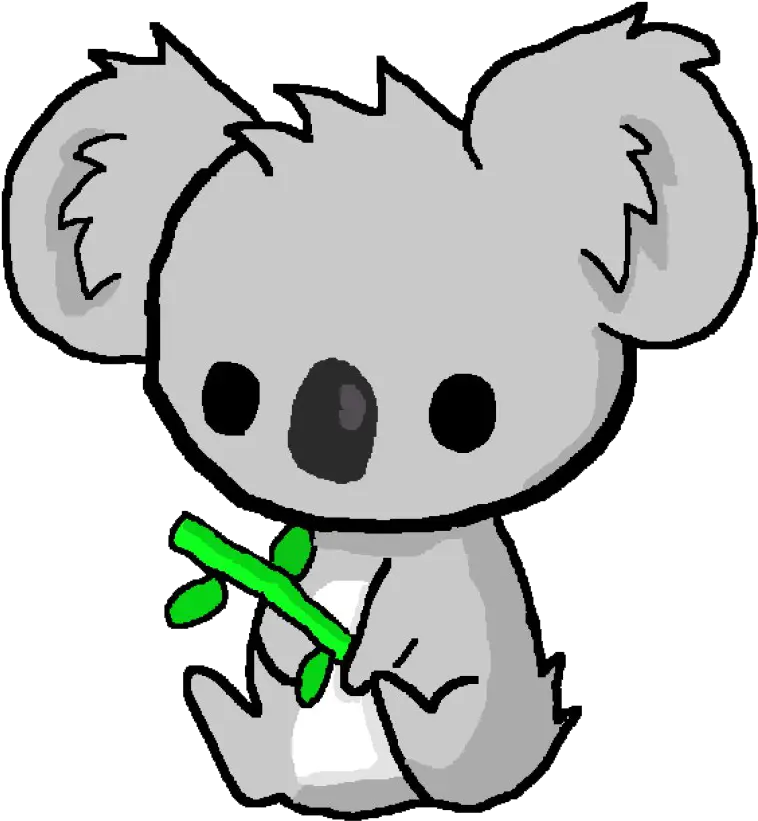 Kawaii Koala Transparent Image Png Arts Easy Cute Koala Drawing Kawaii Transparent Png