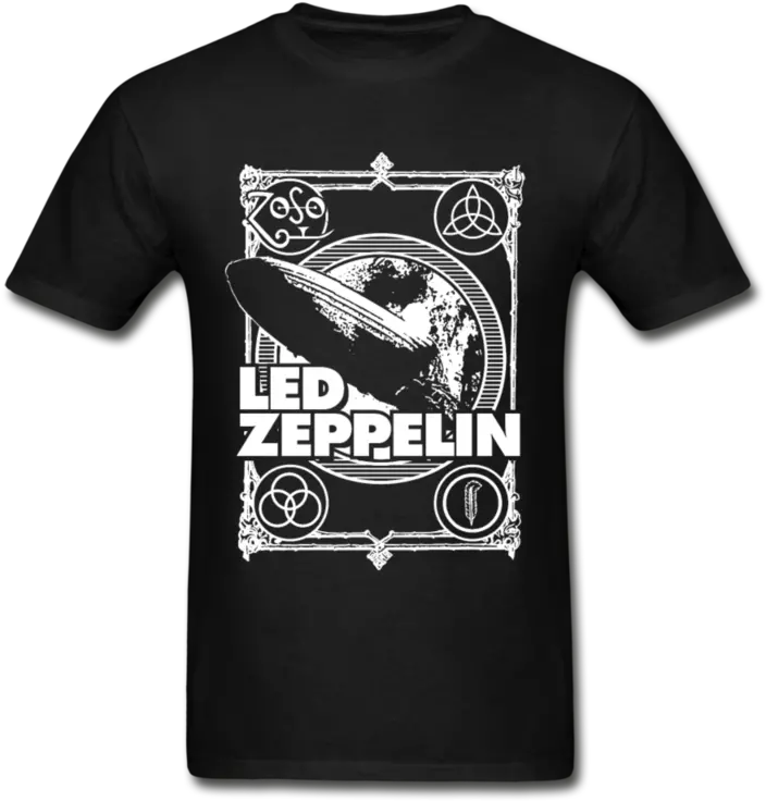 Led Zeppelin Graphic T Jojo Kira T Shirt Png Led Zeppelin Logo Png