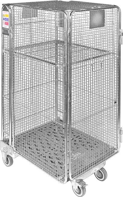 Security Roll Cage Linvar Storage Cage Trolley South Africa Png Steel Cage Png