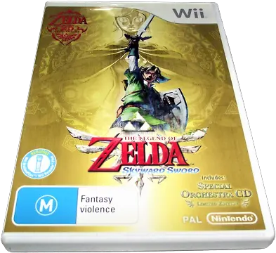 The Legend Of Zelda Skyward Sword Nintendo Wii Pal Complete U Compatible Ebay Skyward Sword Png Genji Dragon Blade Icon