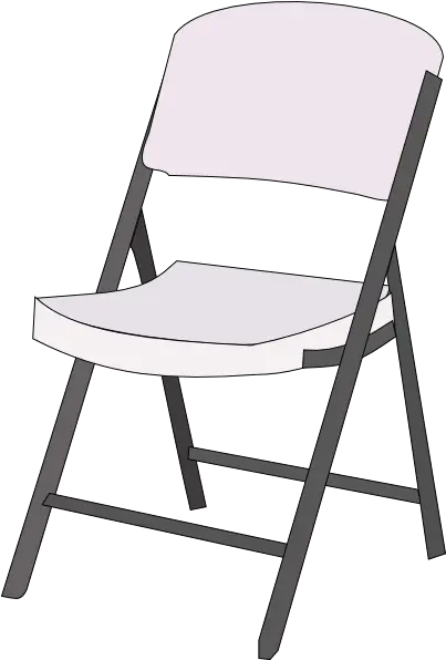 Clipart Black And White Png 6 Image White Folding Chairs Chair Clipart Png