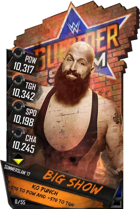 Big Show Wwe Supercard Season 1 Debut Wwe Supercard Wwe Supercard Rare Undertaker Png Big Show Png