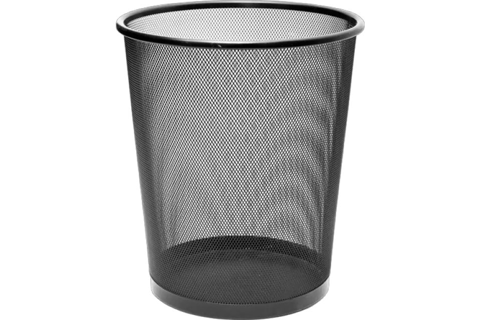 Download Cassa Executive Metal Mesh Trash Can No Background Png Metal Mesh Png