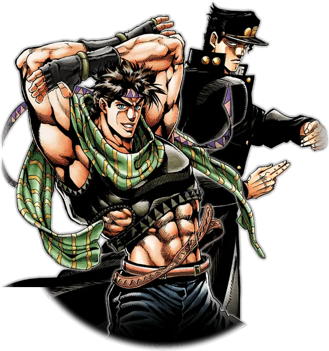 Download Hd Unit Joseph Joestar And Jotaro Kujo Ssr Joseph Joseph Joestar And Jotaro Kujo Png Joseph Joestar Png