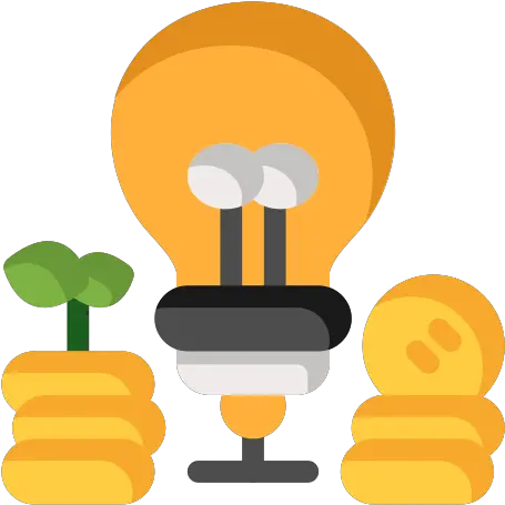 Business Idea Light Bulb Money Coins Investment Free Idea Icons Ivestment Png Rocket Light Bulb Icon