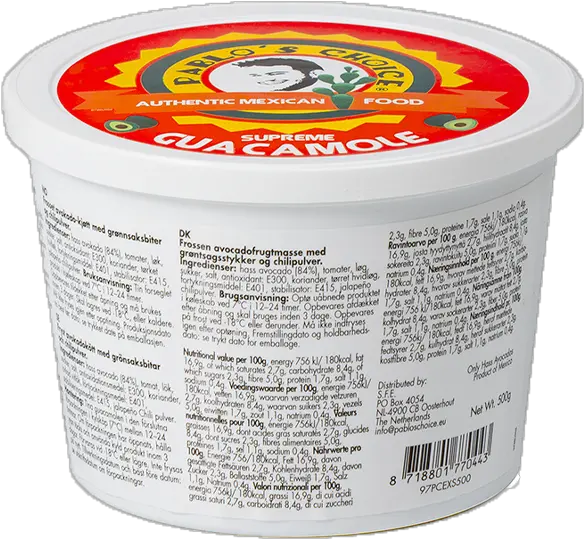 Supreme Guacamole Frozen Pablou0027s Choice I Believe Not Png Guacamole Png