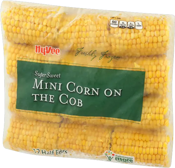 Hy Vee Super Sweet Mini Corn On The Cob Hyvee Aisles Corn Kernels Png Corn Cob Png