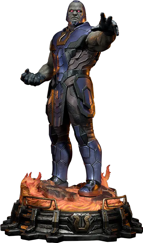 Darkseid Scale Statue Darkseid Vs Superman Statue Png Injustice 2 Logo Png