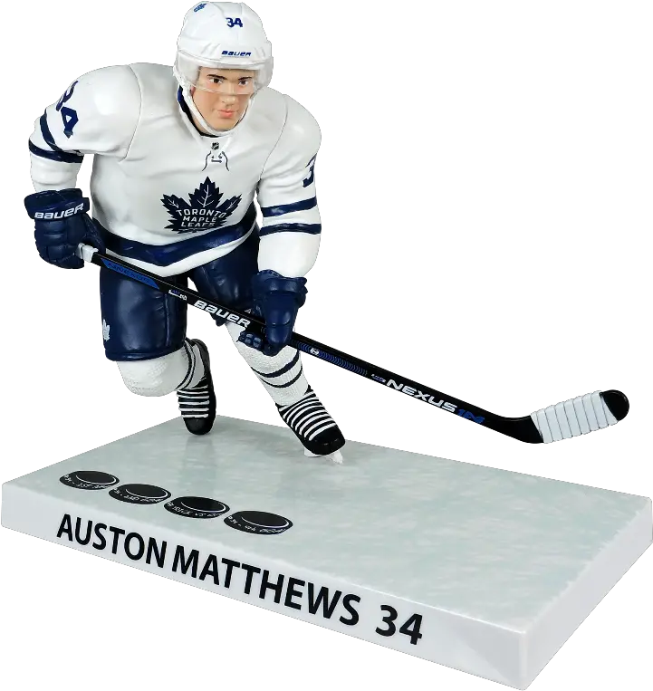 Miac Merchandising Matthews Toronto Maple Leafs Auston Matthews Figure Mcfarlane Png Leafs Png