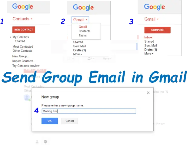 How To Send Group Email In Gmail Codybaba Screenshot Png Gmail Png