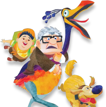 Download Pixar Pop Up Book Illustration Pixar Up Png Png Disney Up Characters Transparent Pixar Png