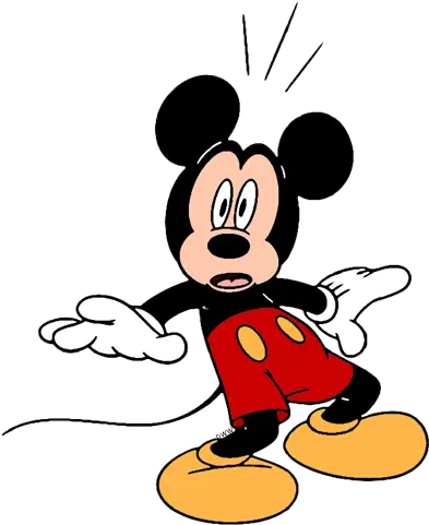 Mickey Mouse Frightened Transparent Png Mickey Mouse Surprised Clipart Mickey Mouse Face Png