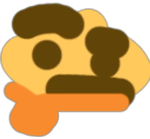 Thinking Face Emoji Meme Png