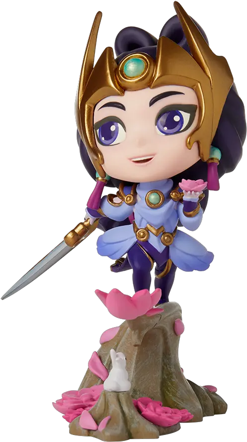 Download Hd Riot Games Merch Diana Diosa Lunar Lol League Of Legends Diana Figurine Png Lol Transparent