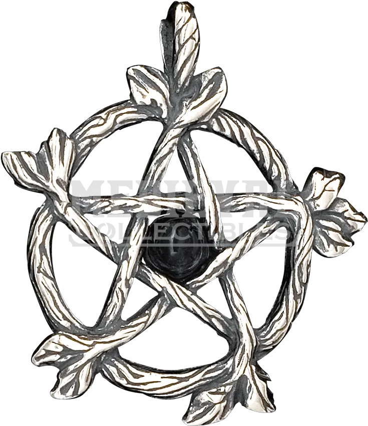 Download Woodland Pentacle Pendant Pendant Png Image With Tree Branch Pentagram Pendant Pentacle Png