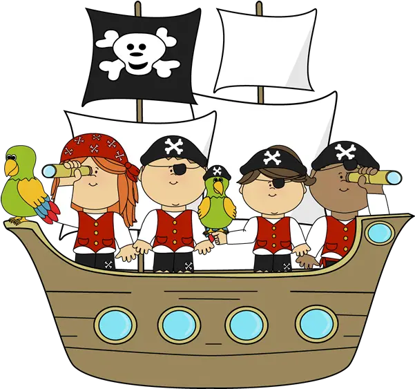 Library Of Pirate Book Clip Art Freeuse Png Files Pirates Clip Art Pirate Ship Png