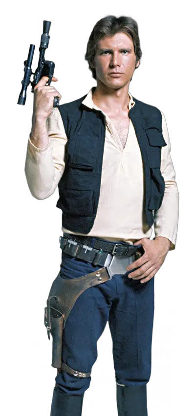 A Star Wars Story Luke Han Solo Black Vest Png Luke Skywalker Transparent