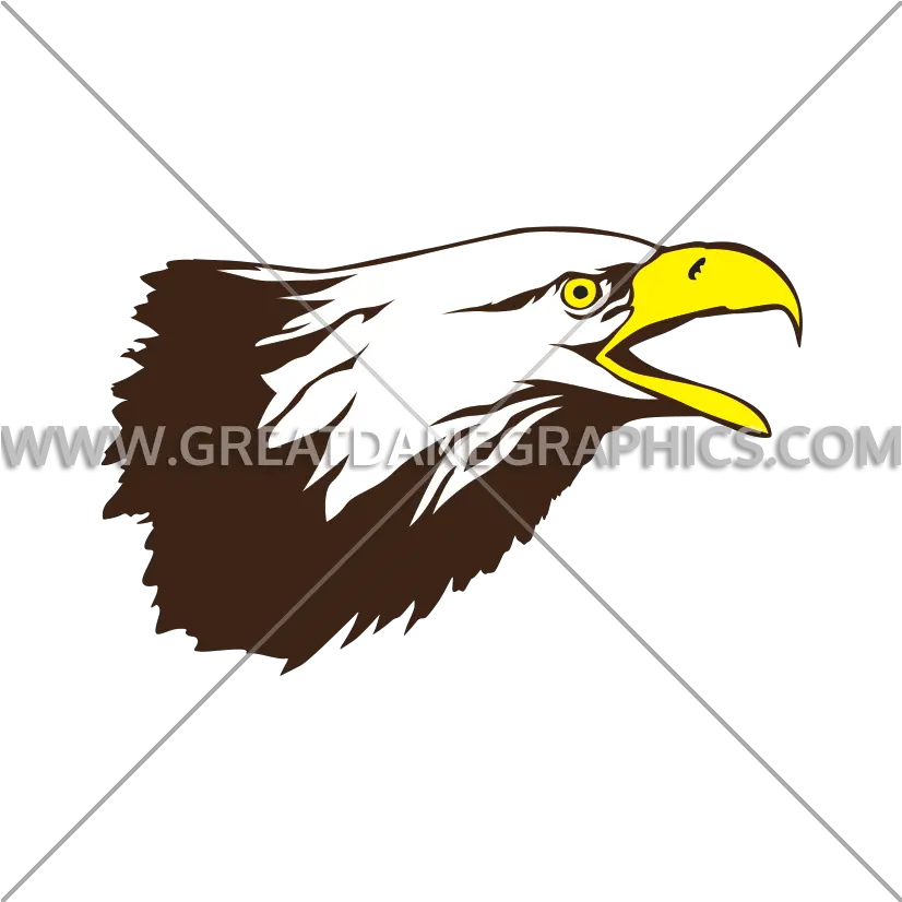 Side View Eagle Head Production Ready Artwork For T Shirt Bald Eagle Png Bald Eagle Head Png