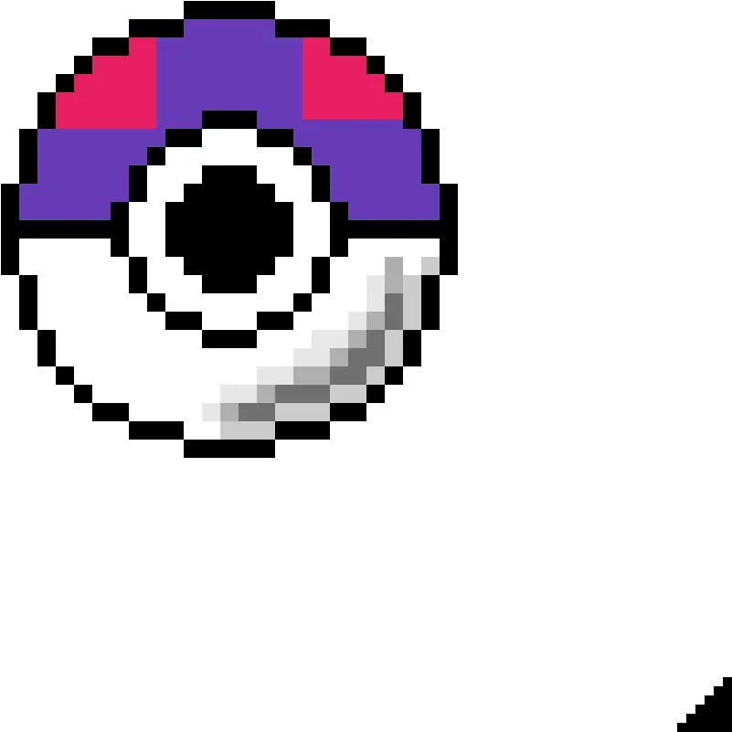 Pixel Art Pokemon Voltorb Pokeball Pixel Art Png Master Ball Png
