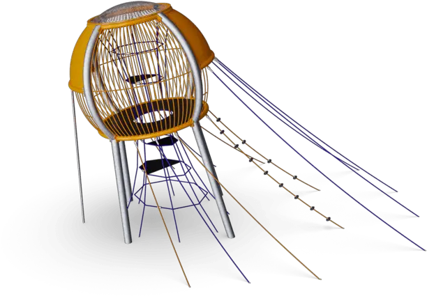 Jellyfish Play Towers From Kompan Cage Png Transparent Jellyfish