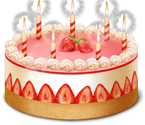 Cake Icon Png Strawberry Birthday Cake Png Birthday Cake Transparent Background