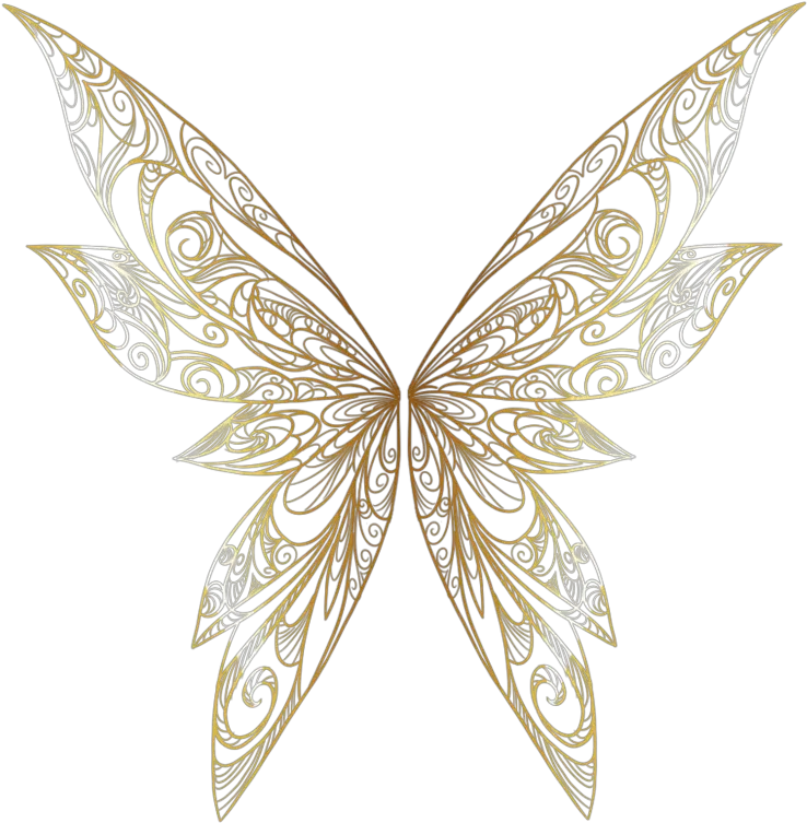 Download Hd Golden Wings By Moryartix Gold Fairy Wings Png Realistic Fairy Wings Png Fairy Wings Png