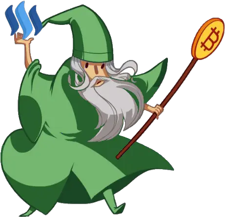 The Green Steem Wizard Returns U2014 Steemit Cartoon Png Wizard Transparent