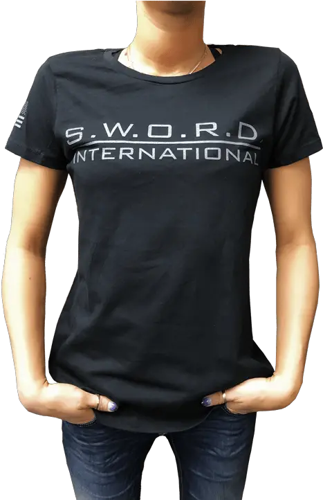 Womens Sword Logo T Shirt Sword International Active Shirt Png Sword Logo