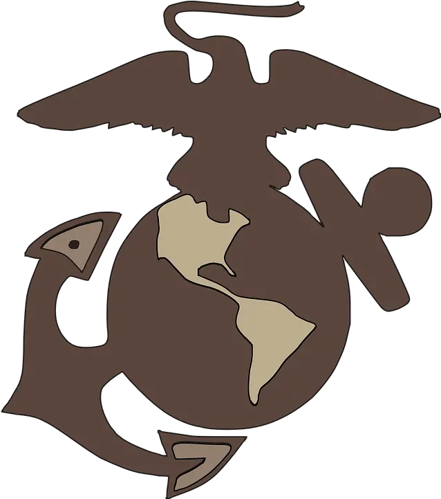 Marine Globe Anchor Marine Corp Clipart Png Eagle Globe And Anchor Png