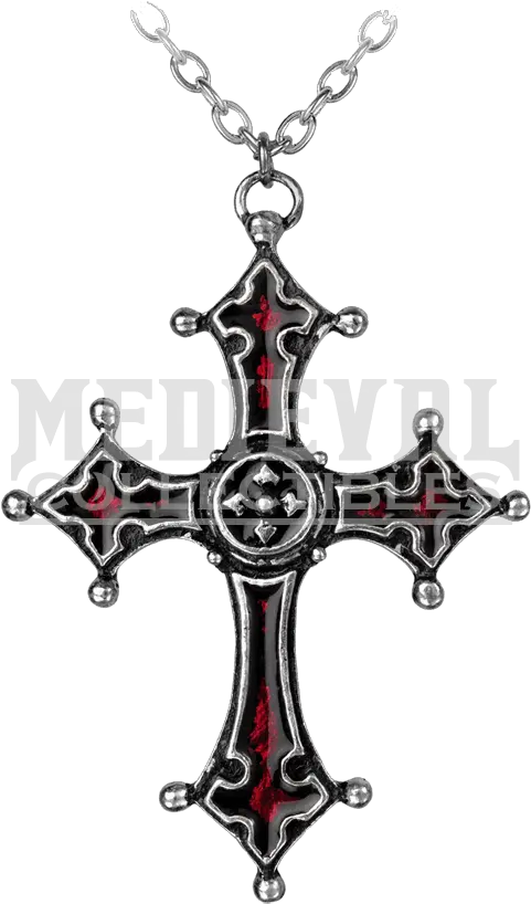 Download Noctis Cross Pendant Gothic Cross Chains Png Gothic Cross Png