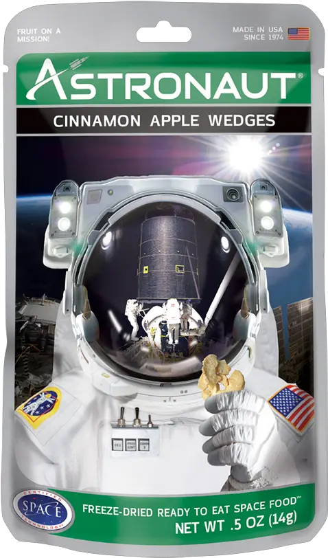 Astronaut Freeze Dried Cinnamon Apples Astronaut Vanilla Ice Cream Sandwich Png Astronaut Transparent