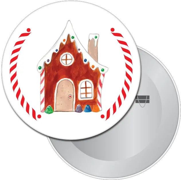 Download Gingerbread House Button Magnet Gingerbread Png Gingerbread House Png