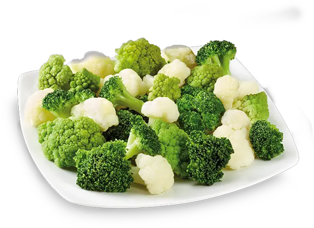 Side Dish With Broccoli Cauliflower Air Fryer Png Broccoli Transparent