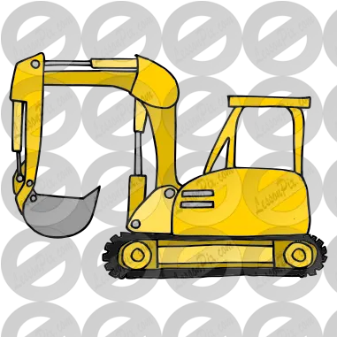 Excavator Picture For Classroom Therapy Use Great Horizontal Png Digger Icon