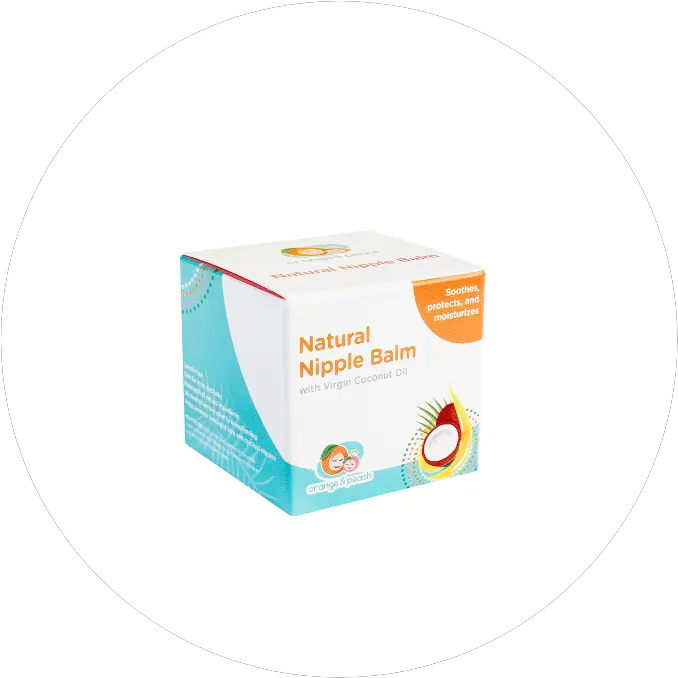 Natural Nipple Balm 30g Orange And Peach Png