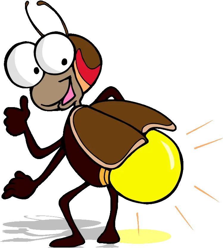 Funny Flying Bee Lightning Bug Clipart Png Download Clip Art Lightning Bug Lightning Gif Transparent Background