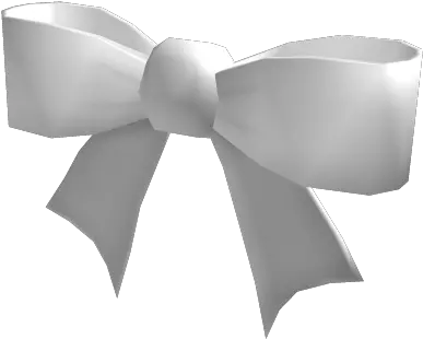 Lovely White Bow Roblox Roblox White Hair Bow Png Present Bow Png