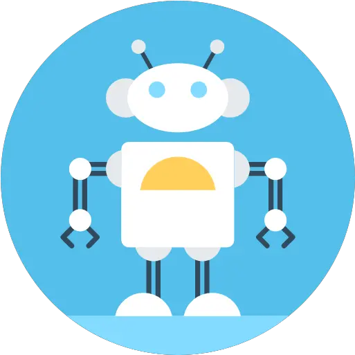 Robot Dot Png Little Green Robot Icon