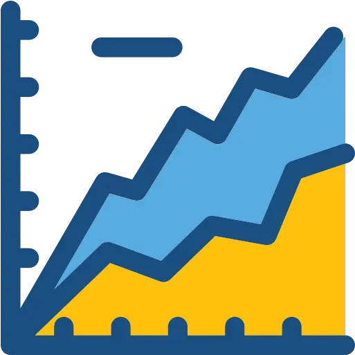 Line Chart Free Business Icons Horizontal Png Line Chart Icon