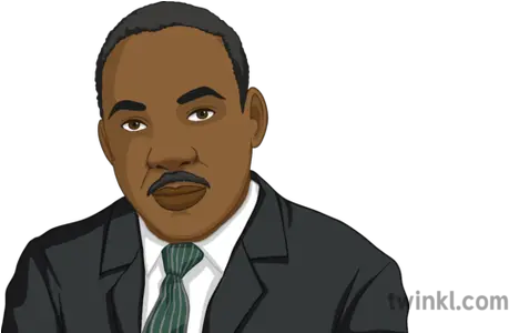 Martin Luther King Jr Portrait Ks3 Ks4 Illustration Twinkl Martin Luther King Day Twinkl Png Martin Luther King Jr Png