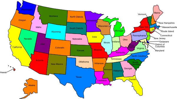 Map Of The United States Clipart Map Of The United States Clipart Png United States Outline Png