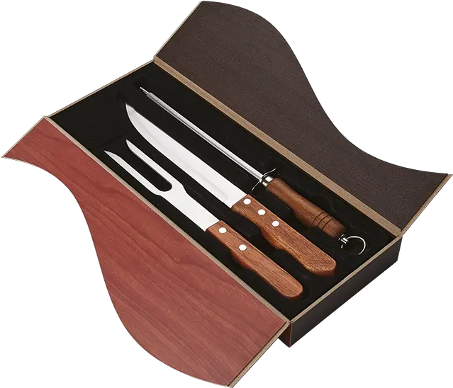 3 Piece Wood Handled Carving Set Brandco Enterprises 3 Piece Wood Handled Carving Set Code Bh0016 Png Piece Of Wood Png