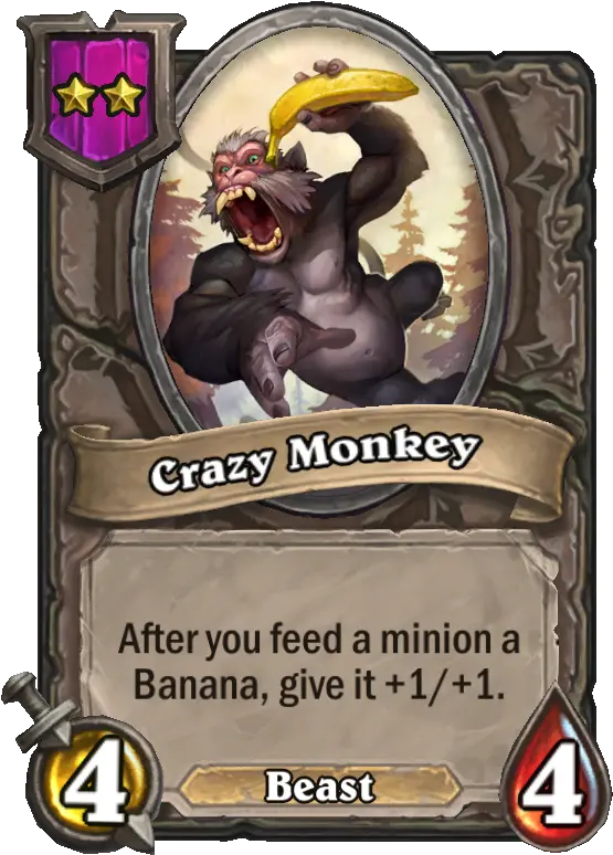 Crazy Monkey Hearthstone Wiki Gadgetzan Auctioneer Png Crazy Buddy Icon