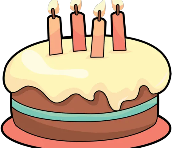 Cake Clipart Chocolate Small Cartoon Birthday Cake Png Birthday Cake Clipart Transparent Background
