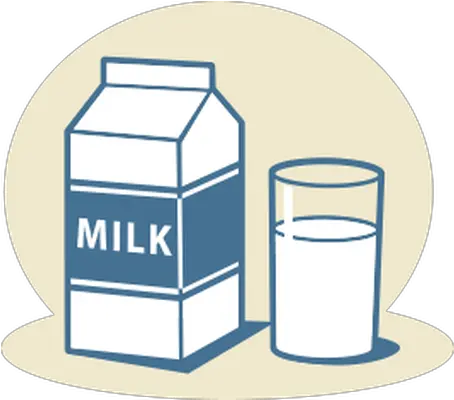 Milk Clipart Sack Lunch With Apple And Carton Carton Milk Carton Milk Clipart Png Milk Carton Png