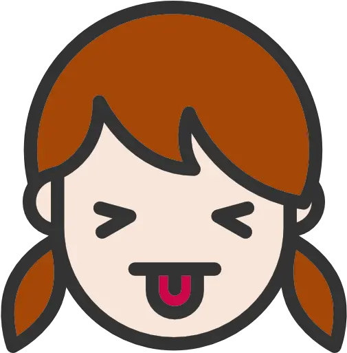 Free Icon Girl Icon Color Png Tongue Icon