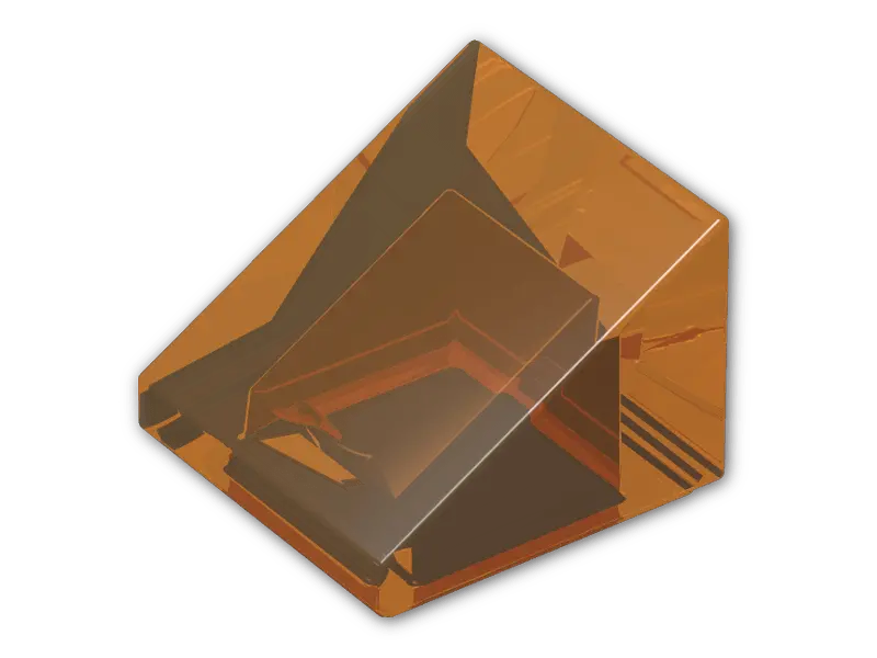 Brick Building Sets Original Lego Parts Slope 30 1 X 23 54200 Transparent Orange Triangle Png Brick Transparent